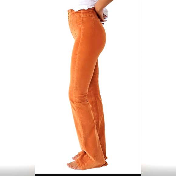 Free People We The Free Jayde Cord Flare/Cognac - Picture 5 of 16